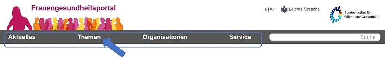 FGP Screenshot Header Hauptbereiche